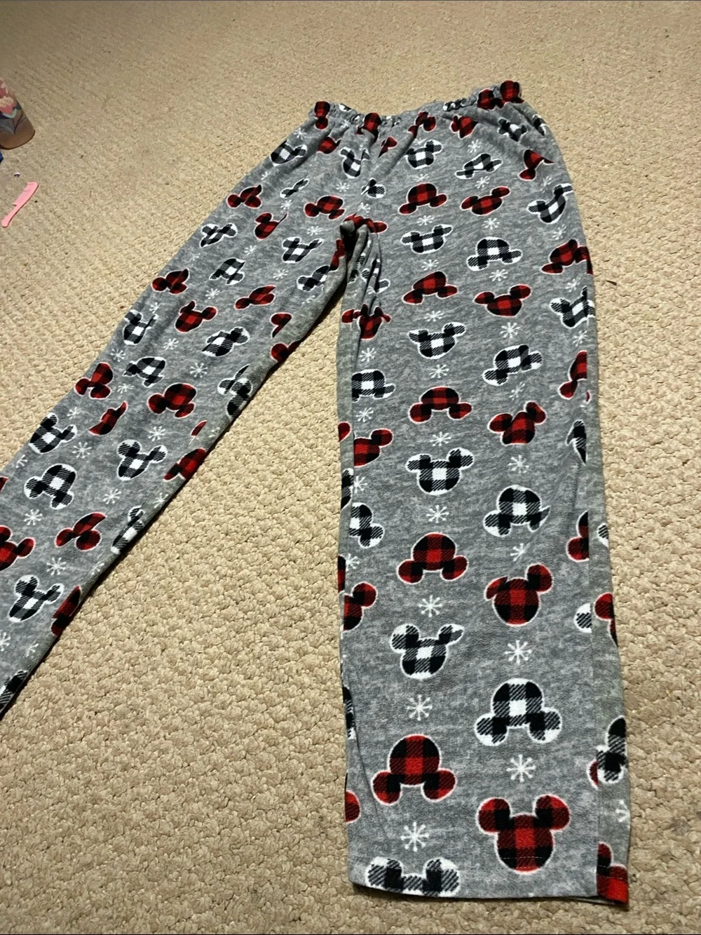 Disney Plaid Mickey Mouse women’s lounge pants pajama bottoms size large